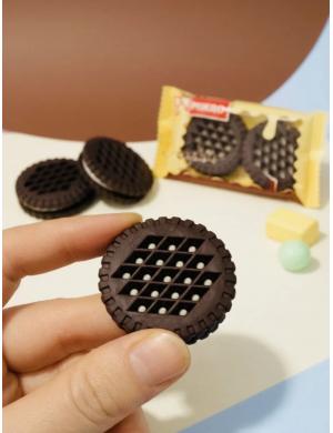 Kahve Aromalı Cookies Kurabiye Silgi 2'li Set 