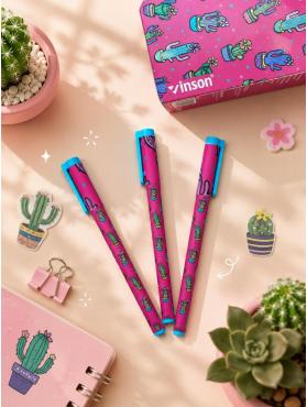 Vinson Cactus Mavi Tükenmez Jel Kalem A152