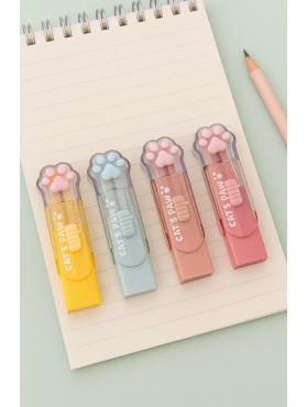 Cat’s Paw Şeffaf Kawaii Pati Silgi