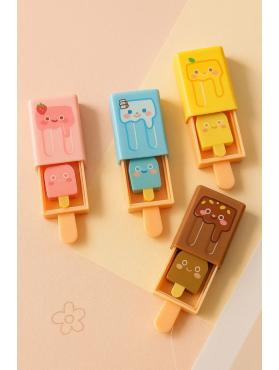 Sihirli Silgi Kawaii Dondurma Tasarım Silgi