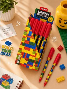 Vinson Lego Mavi Tükenmez Jel Kalem A16