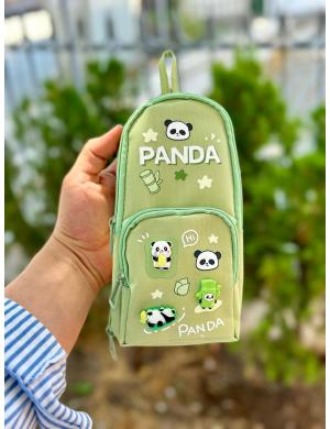 Yeşil Panda Çanta Şekilli Kalemlik 