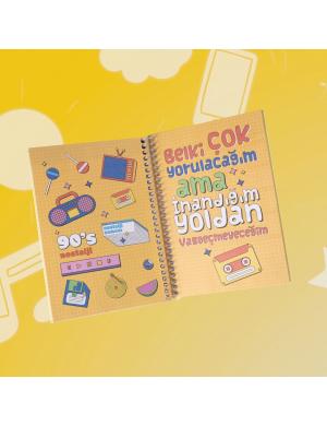 Coffe Popcorn Tarihsiz Planlayıcı Duygulu Ajanda