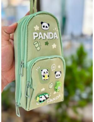 Yeşil Panda Çanta Şekilli Kalemlik 